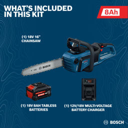 Bosch 18V 16" Cordless Chainsaw Kit GKE18V-40N18X