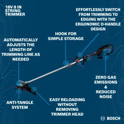 Bosch 18V Cordless String Trimmer Kit GRT18V-40N18X