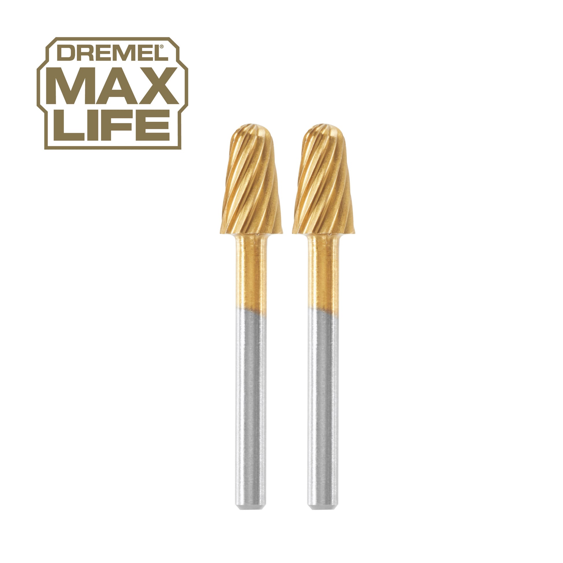 Dremel 1/4 in. Max Life High Performance Rotary Carving Bit, 2-Pack 117HP
