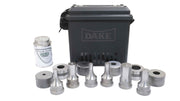 Dake Machinery 12-Piece Round Punch & Die Set for DIW-25 Ironworker 304089