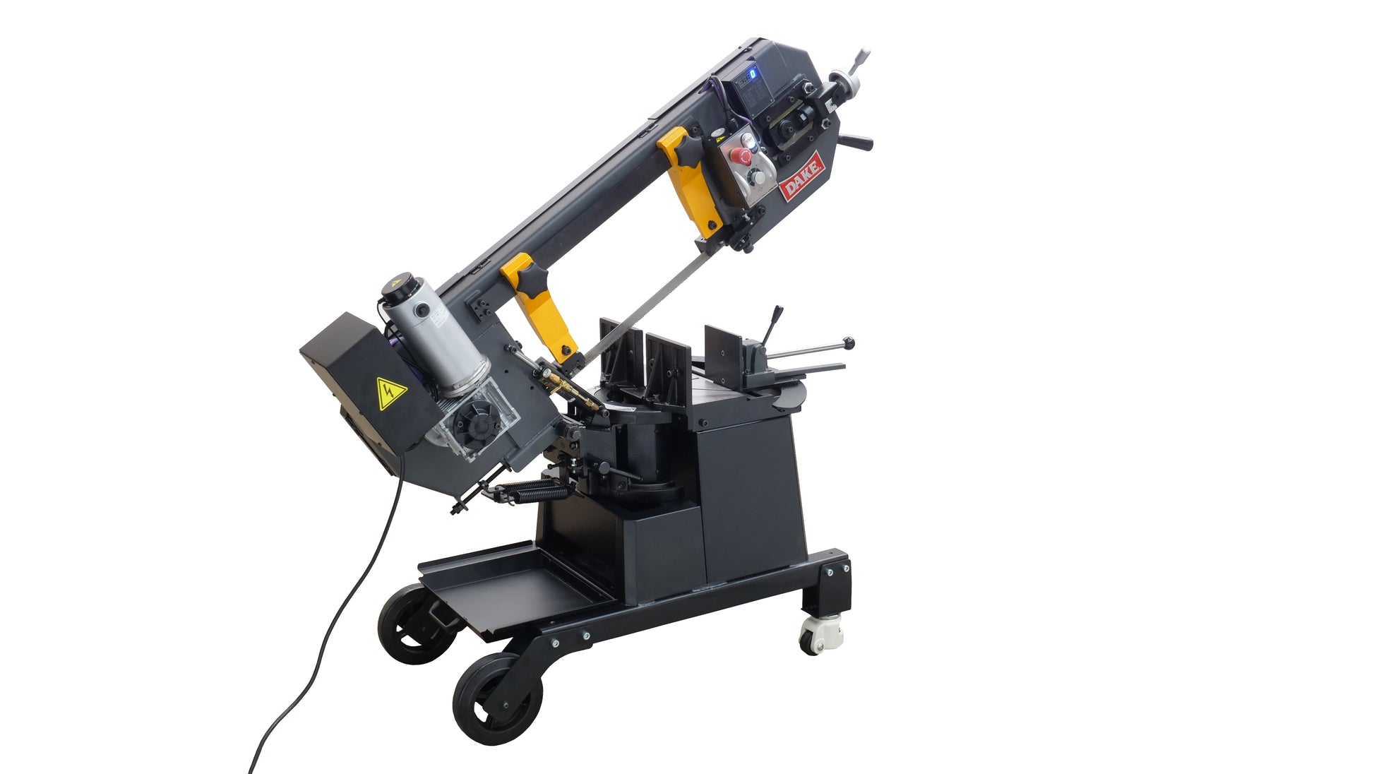 Dake Machinery 10" x 10" Dual-Mitering Horizontal Bandsaw, Variable Speed, 110V 1Ph 983113
