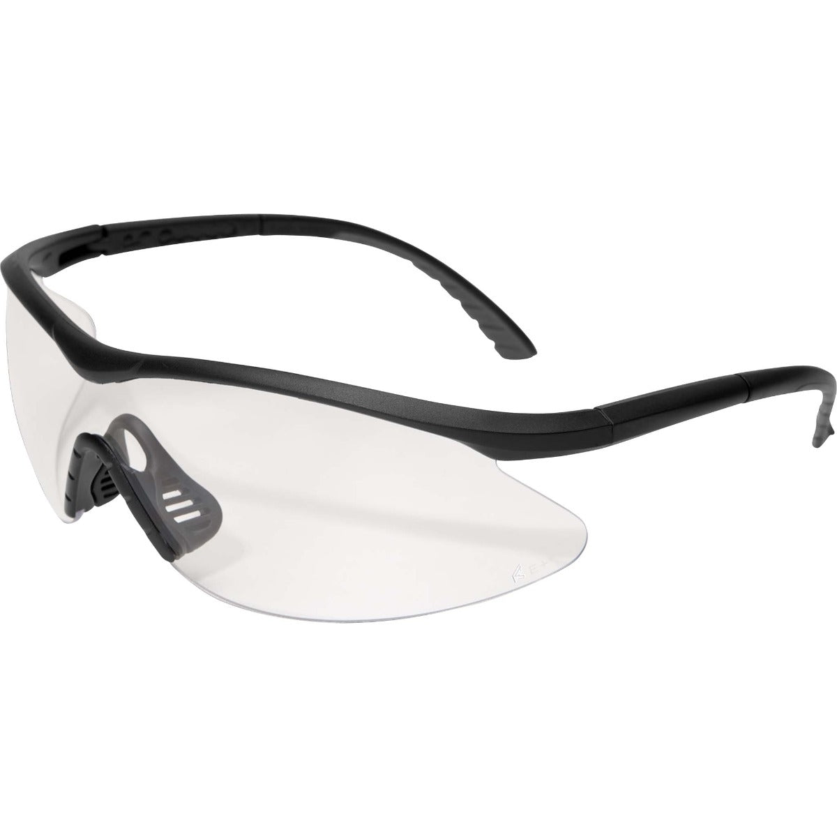 Edge Eyewear Banraj Safety Glasses, Black Frame, Clear Lens DB111