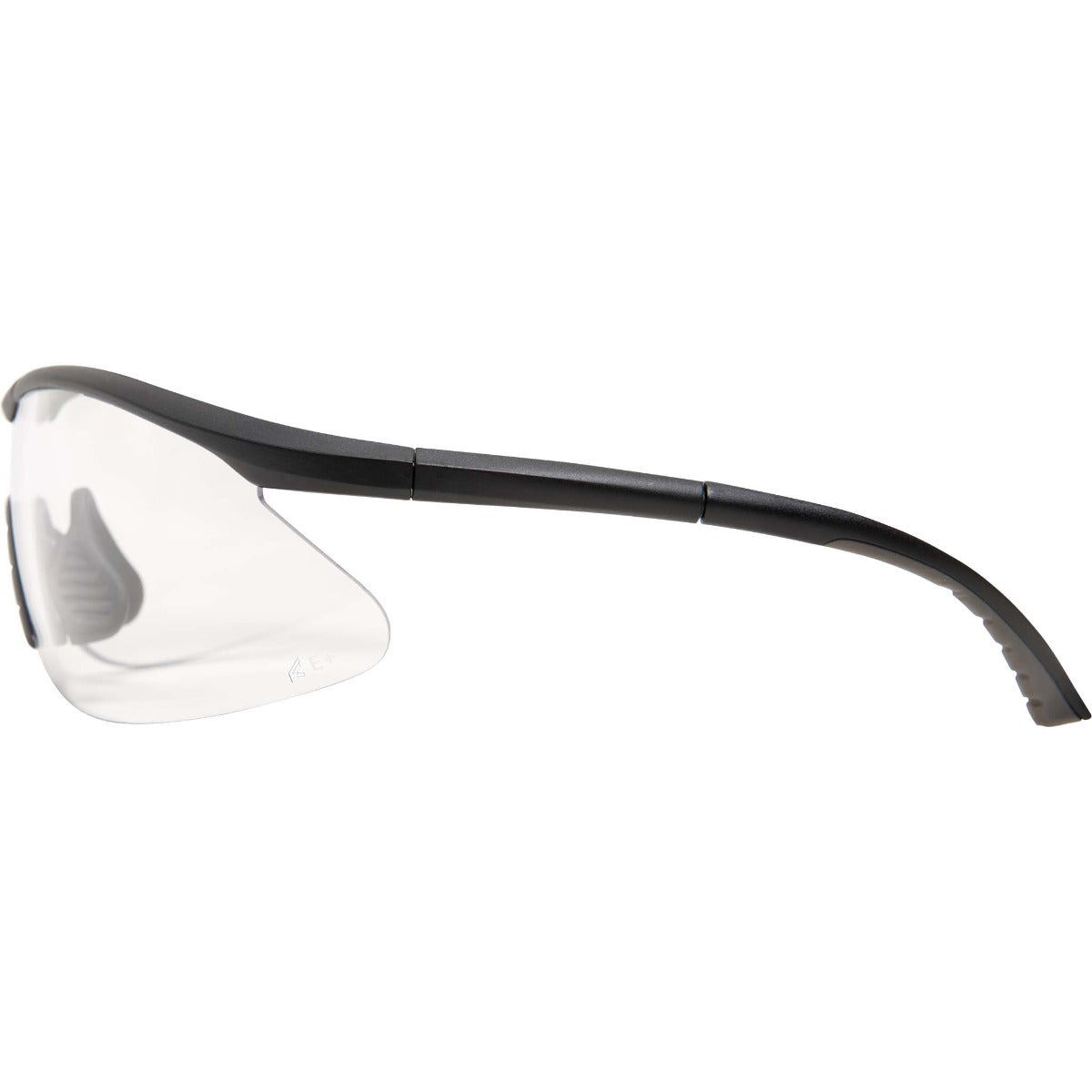 Edge Eyewear Banraj Safety Glasses, Black Frame, Clear Lens DB111