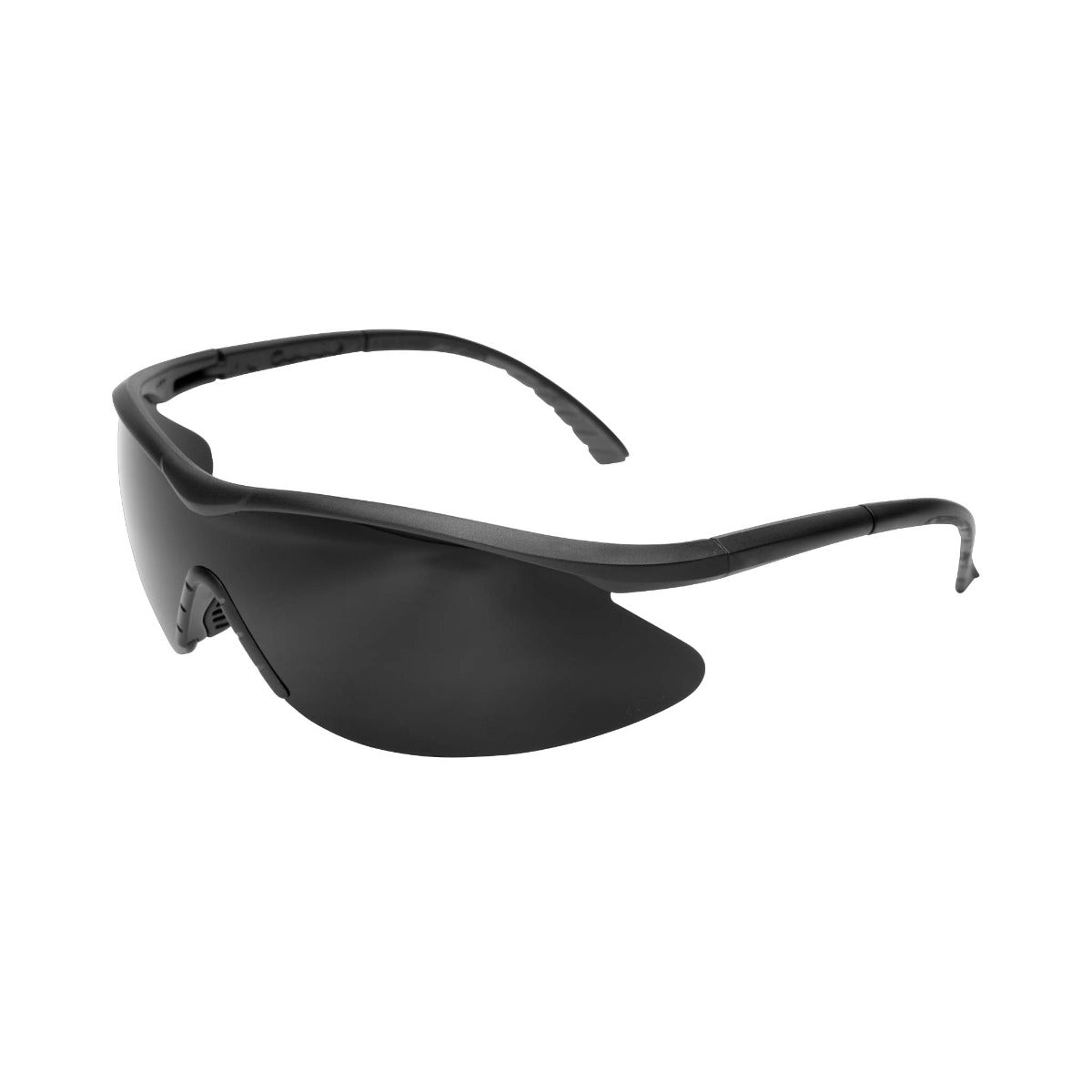 Edge Eyewear Banraj Safety Glasses, Black Frame, Smoke Lens DB116