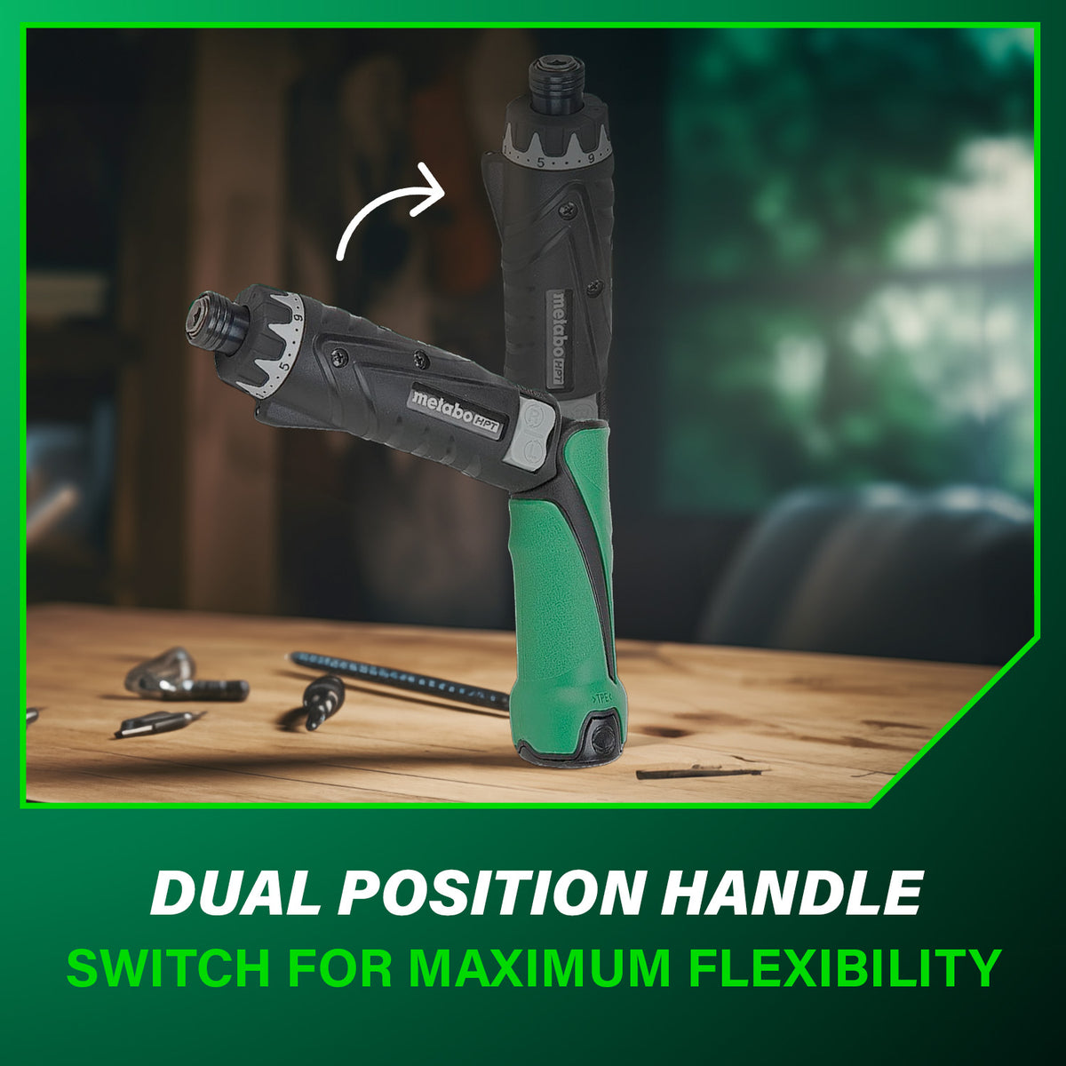 Metabo HPT 3.6V Cordless 1/4 in. Hex Screwdriver Kit with (2) 2.0 Ah Batteries DB3DL2QLY