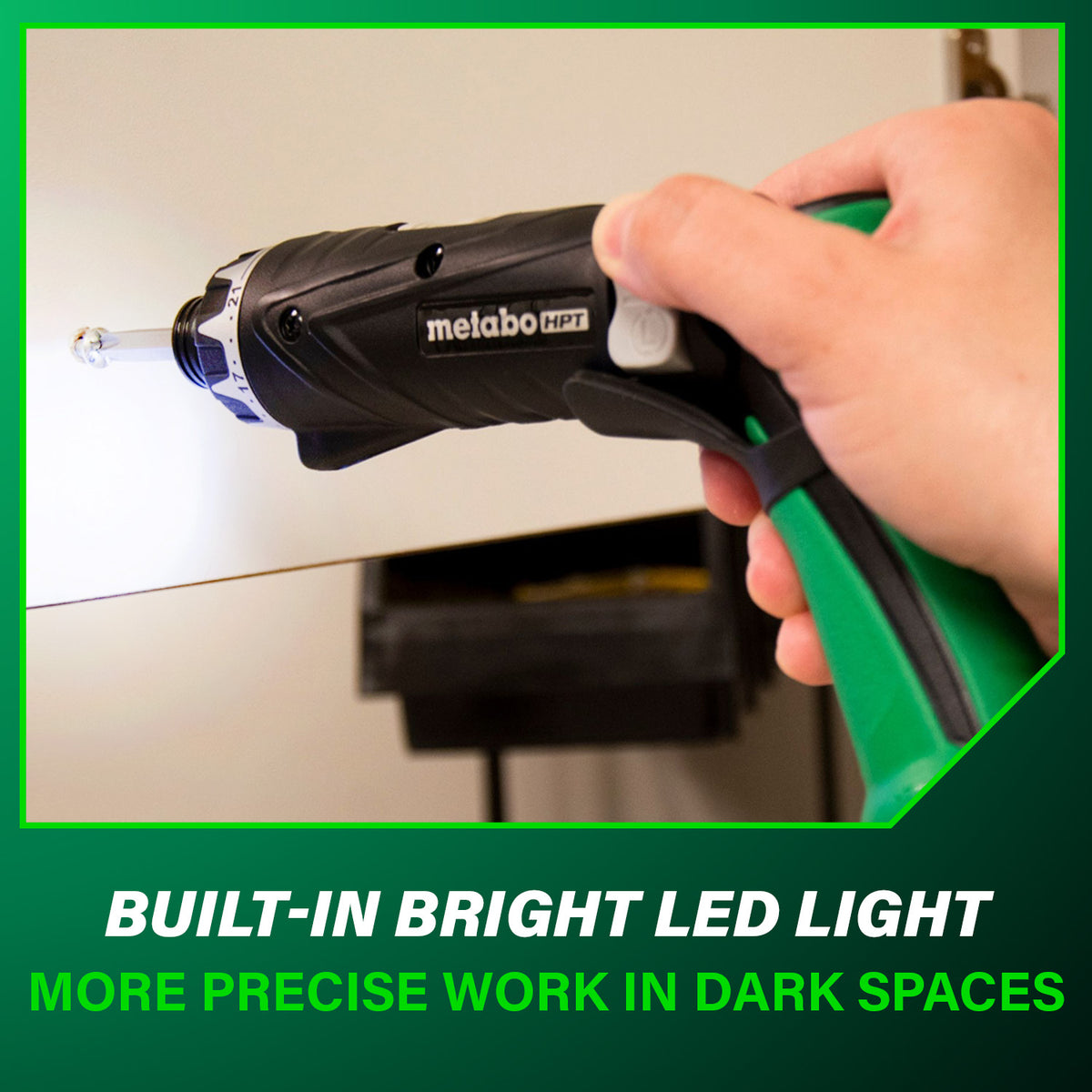 Metabo HPT 3.6V Cordless 1/4 in. Hex Screwdriver Kit with (2) 2.0 Ah Batteries DB3DL2QLY