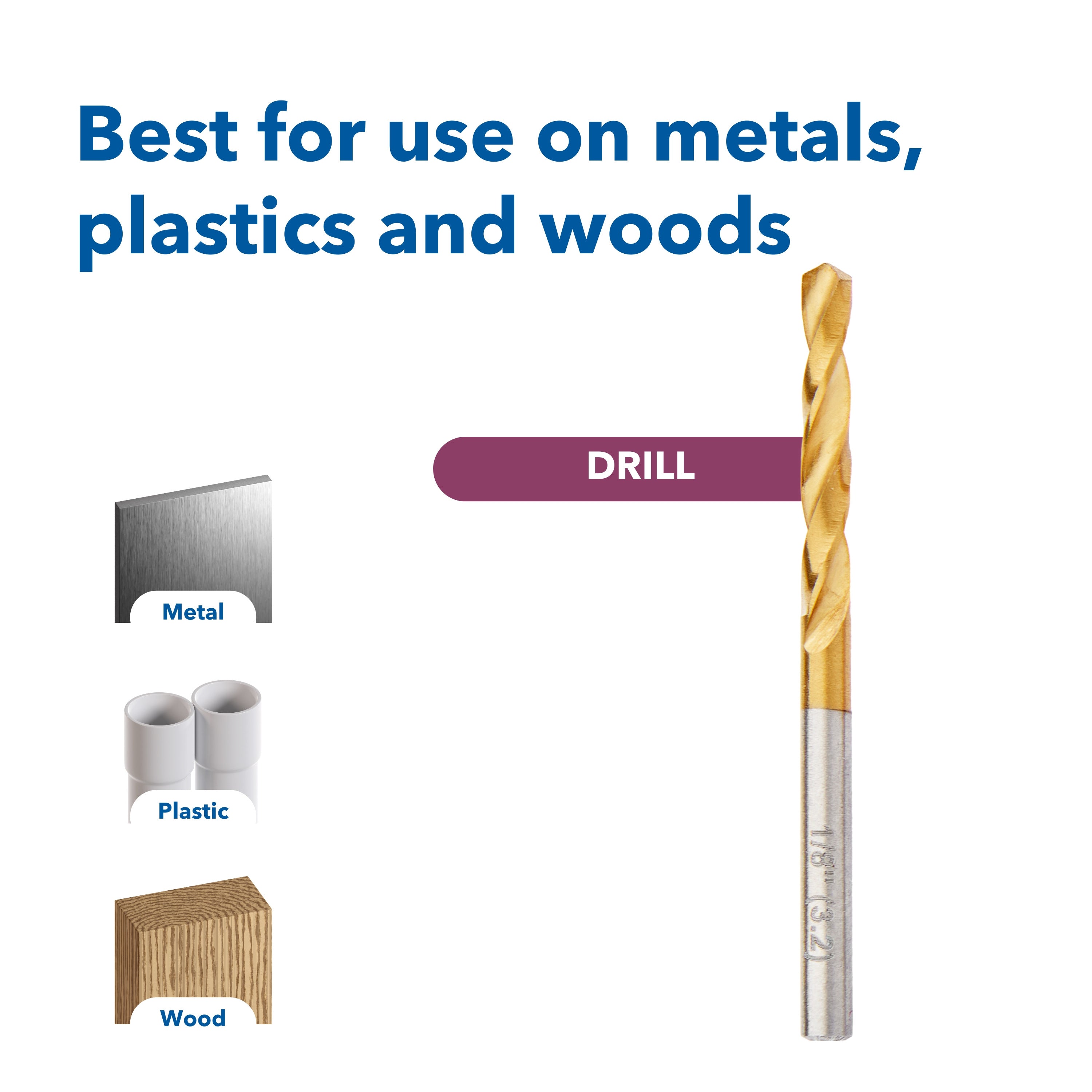Dremel 7pc High Performance Drill Bits 628-01
