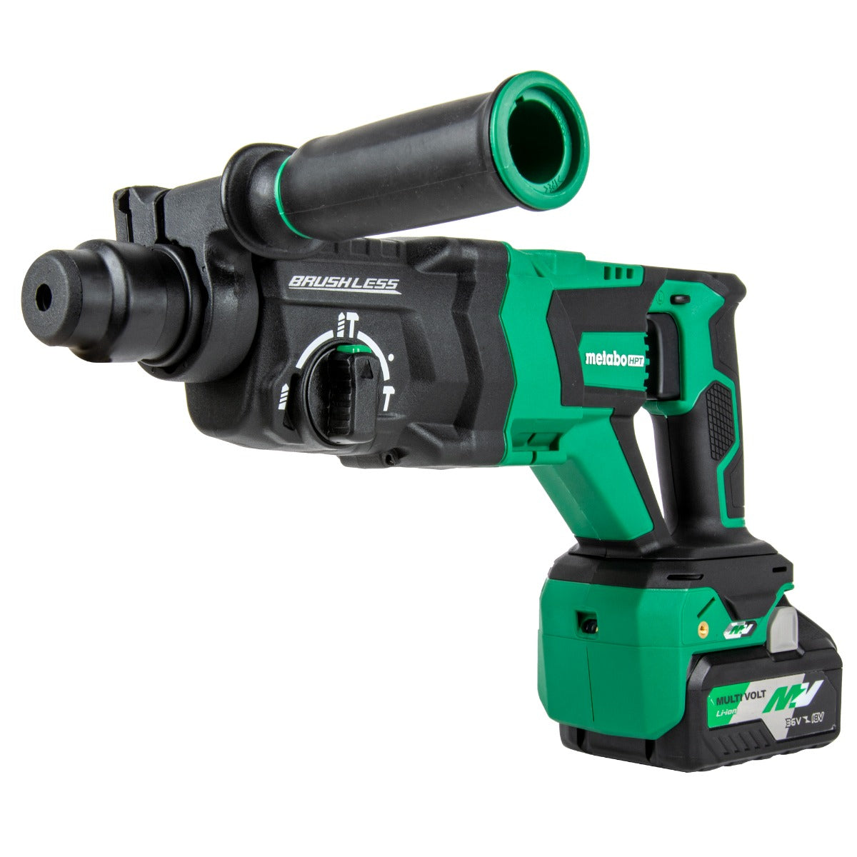 Metabo 36V MultiVolt Brushless 1-1/8" D-Handle Rotary Hammer Kit DH3628DDM