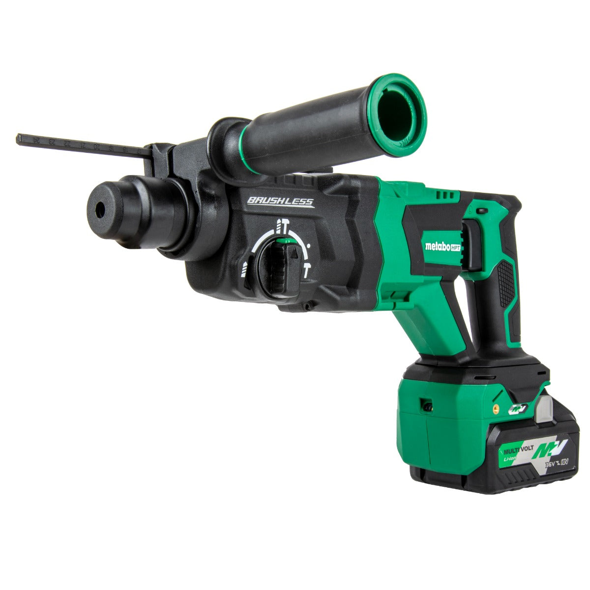 Metabo 36V MultiVolt Brushless 1-1/8" D-Handle Rotary Hammer Kit DH3628DDM