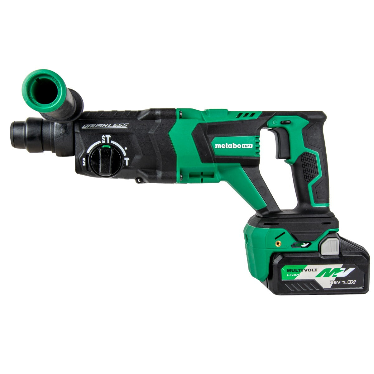 Metabo 36V MultiVolt Brushless 1-1/8" D-Handle Rotary Hammer Kit DH3628DDM