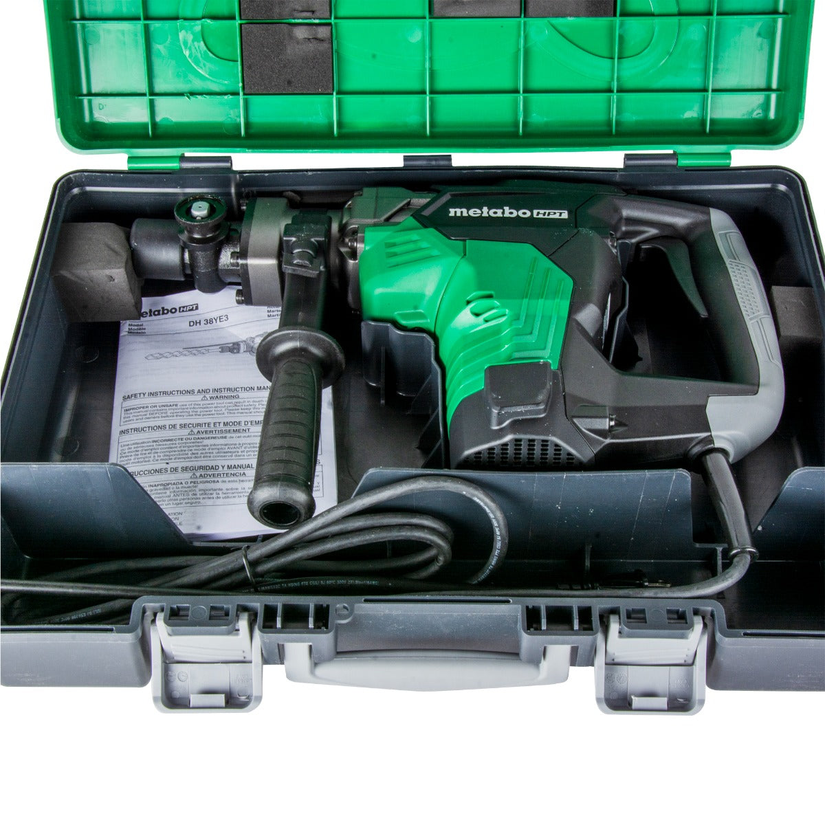 Metabo 1-9/16 in. Spline Shank Rotary Hammer DH38YE3M