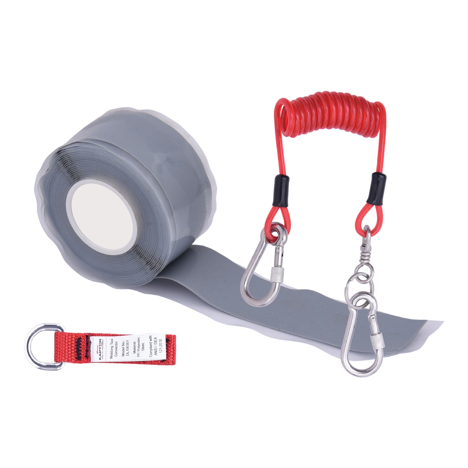 K Strong Kaptor Tethering and Coiled Cable Lanyard Kit (S) DK400151(S)
