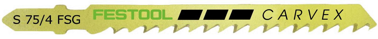 Festool Wood Universal 3 in. Jigsaw Blade S 75/4FSG, 5-Pack 204316