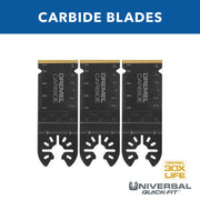 1-1/4 in. Carbide Flush Cutting Oscillating Blade, 3-Pack