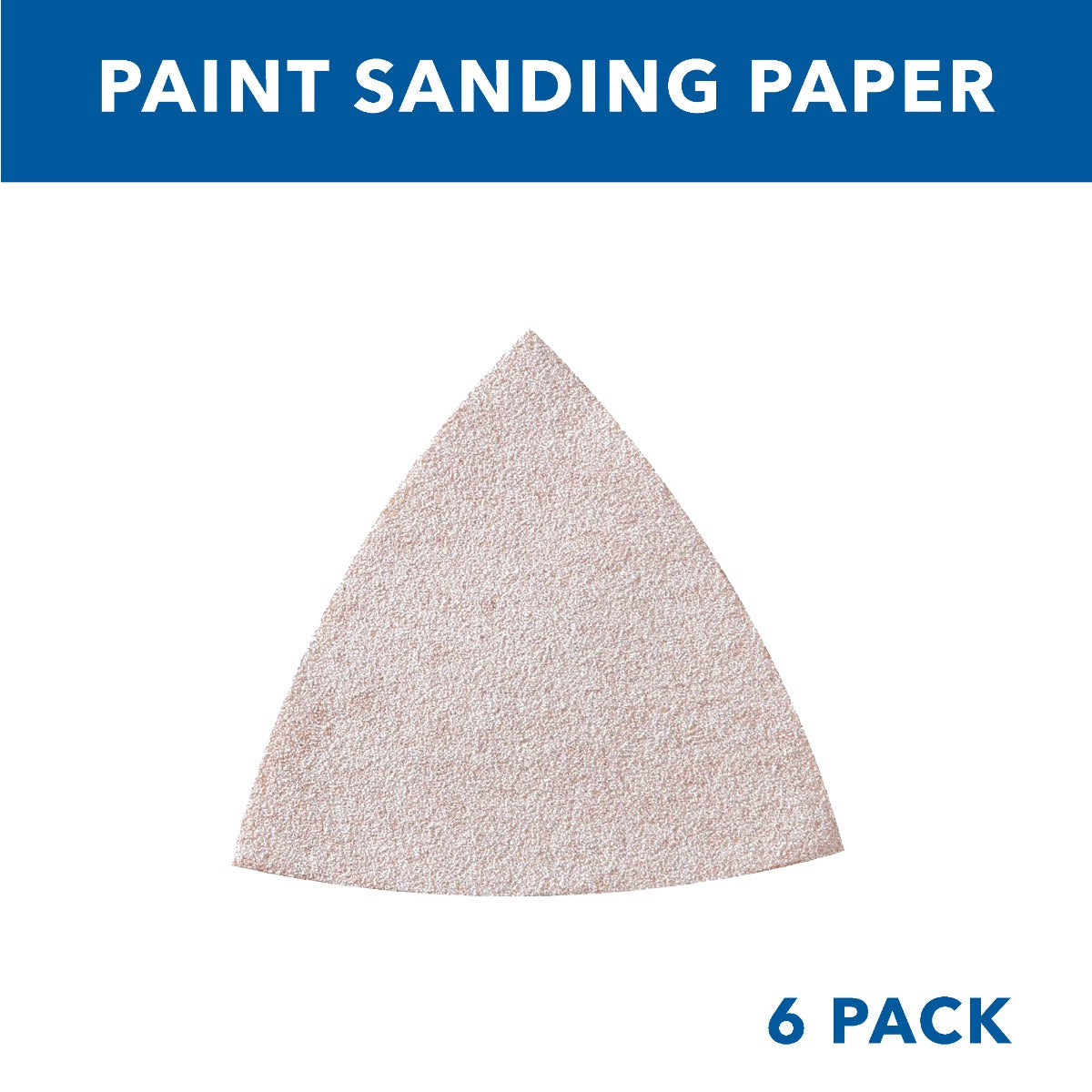 Assorted Oscillating Sandpaper for Paint, 6-Pack