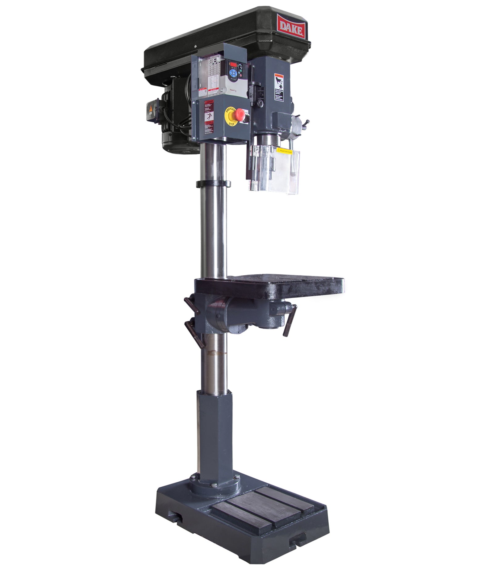Dake Machinery SB-250V 1" Floor Drill Press, Auto Feed, Variable Speed, 110V 1Ph 977701V