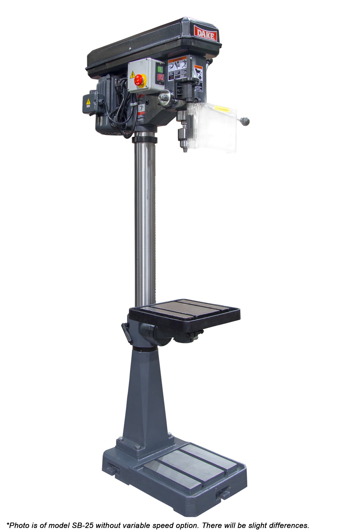 Dake Machinery SB-25V 1" Floor Drill Press, Variable Speed with Tapping, 110V 1Ph 977600V