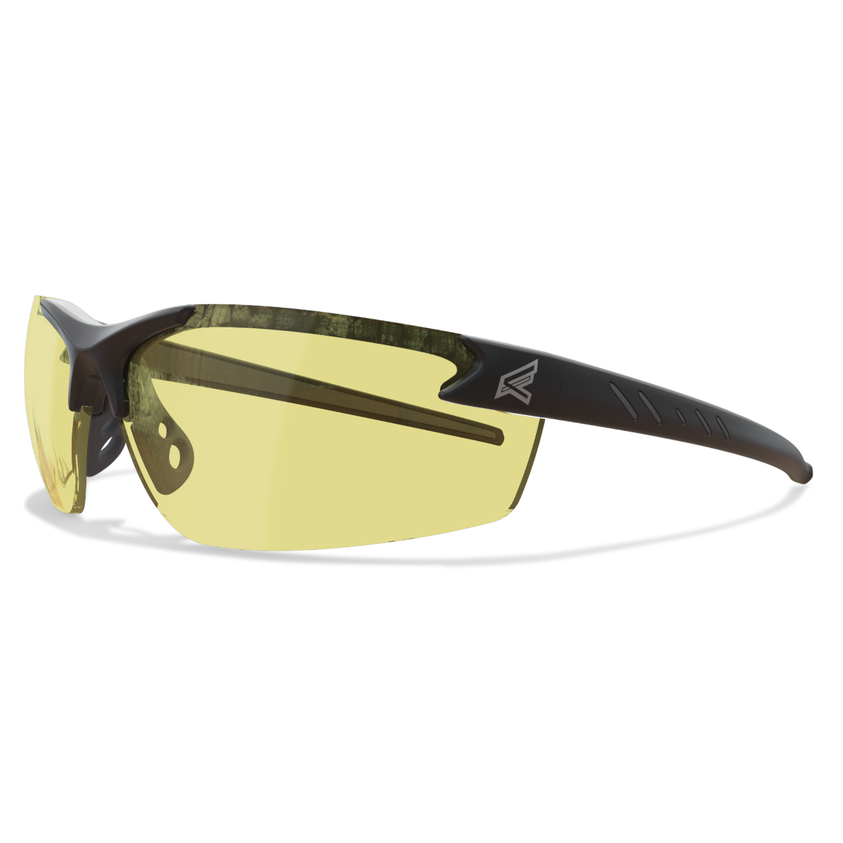 Edge Eyewear Zorge G2 Safety Glasses, Black Frame, Yellow Vapor Shield Lens DZ112VS-G2