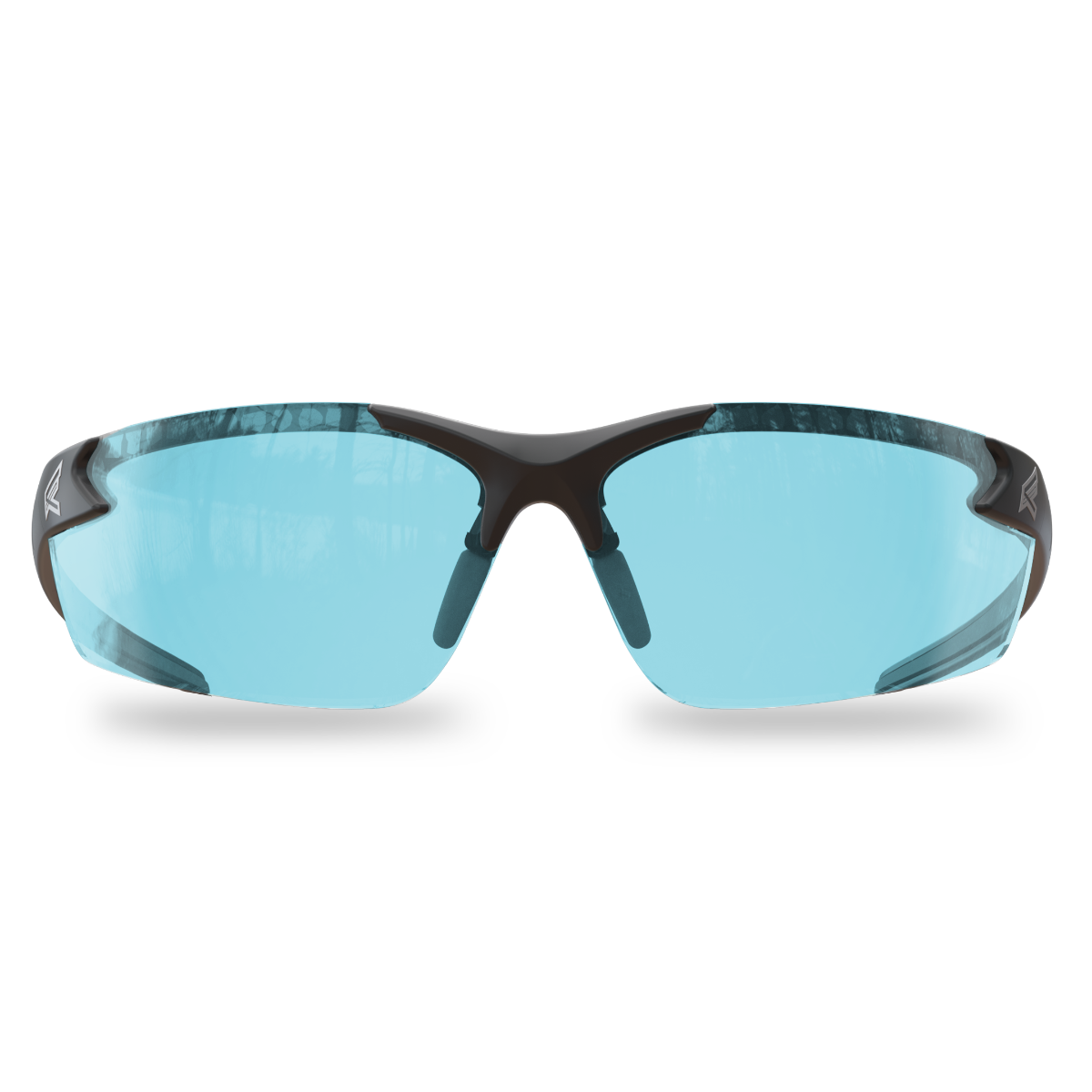 Edge Eyewear Zorge G2 Safety Glasses, Black Frame, Light Blue Vapor Shield Lens DZ113VS-G2