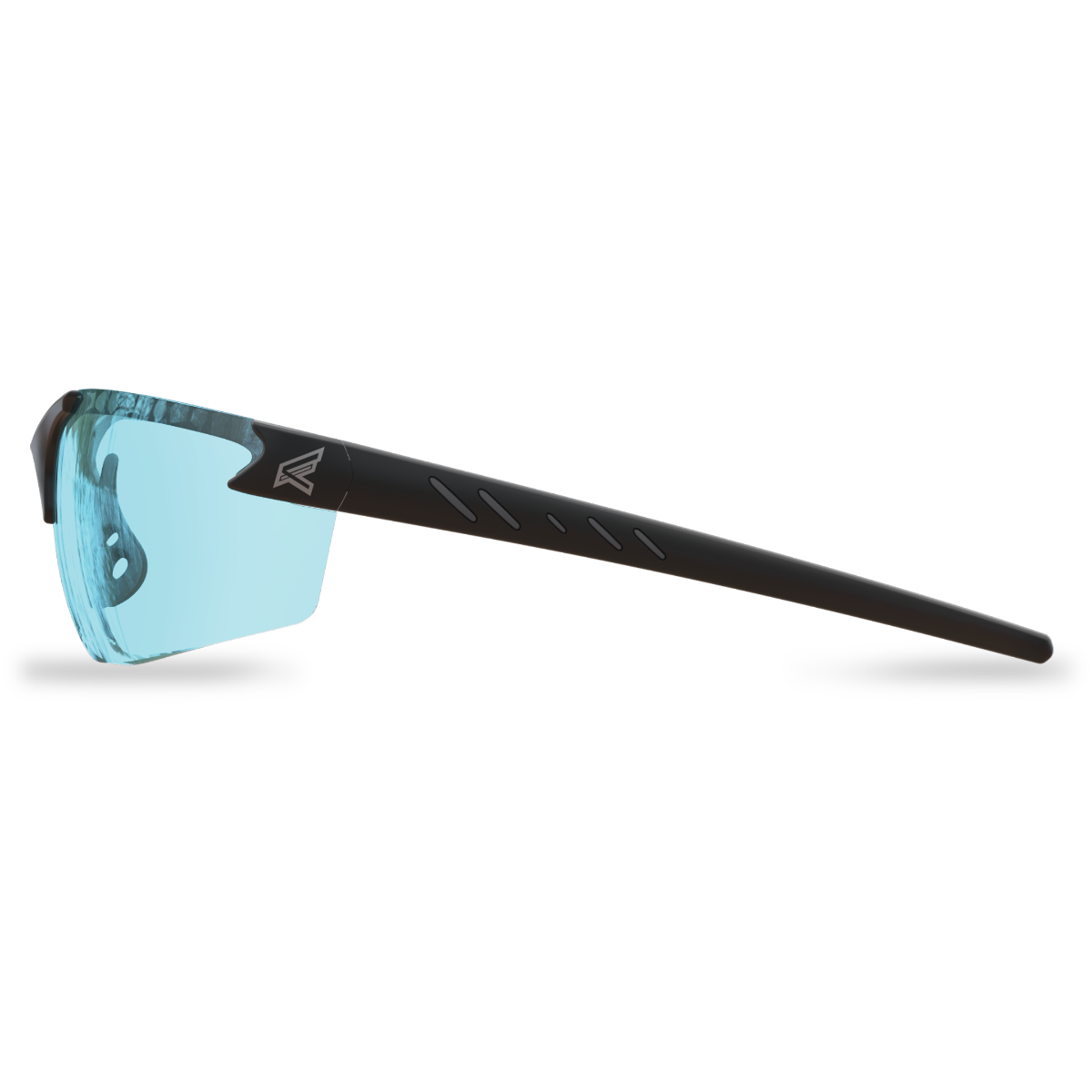 Edge Eyewear Zorge G2 Safety Glasses, Black Frame, Light Blue Vapor Shield Lens DZ113VS-G2