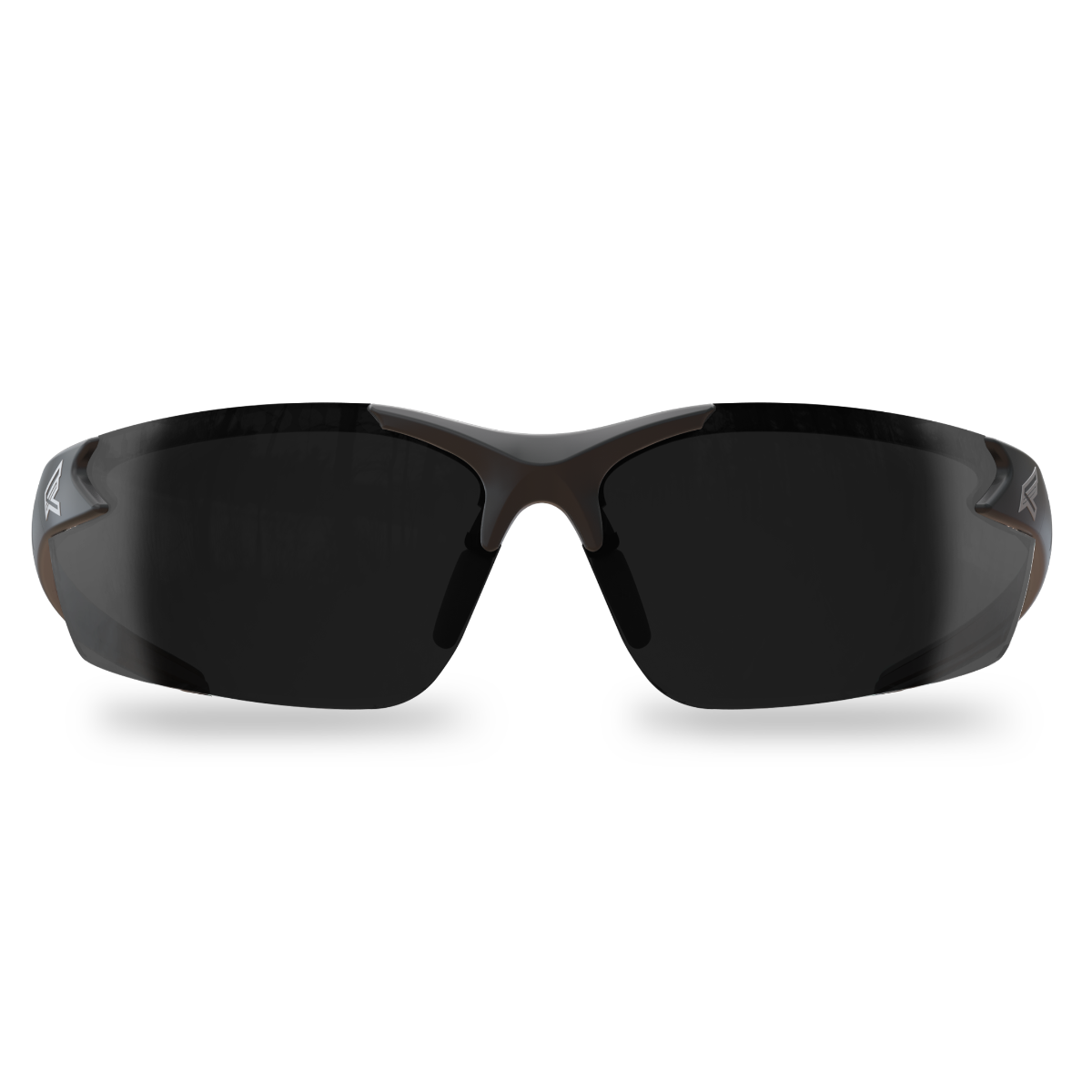 Edge Eyewear Zorge G2 Safety Glasses, Black Frame, Smoke Vapor Shield Lens DZ116VS-G2