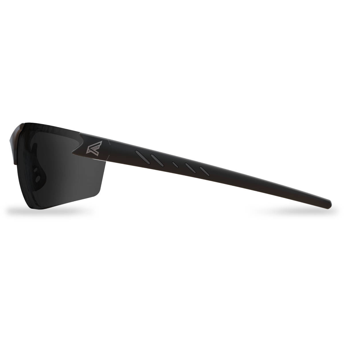 Edge Eyewear Zorge G2 Safety Glasses, Black Frame, Smoke Vapor Shield Lens DZ116VS-G2