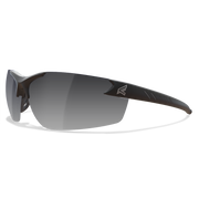 Edge Eyewear Zorge G2 Safety Glasses, Black Frame, Silver Mirror Lens DZ117-G2