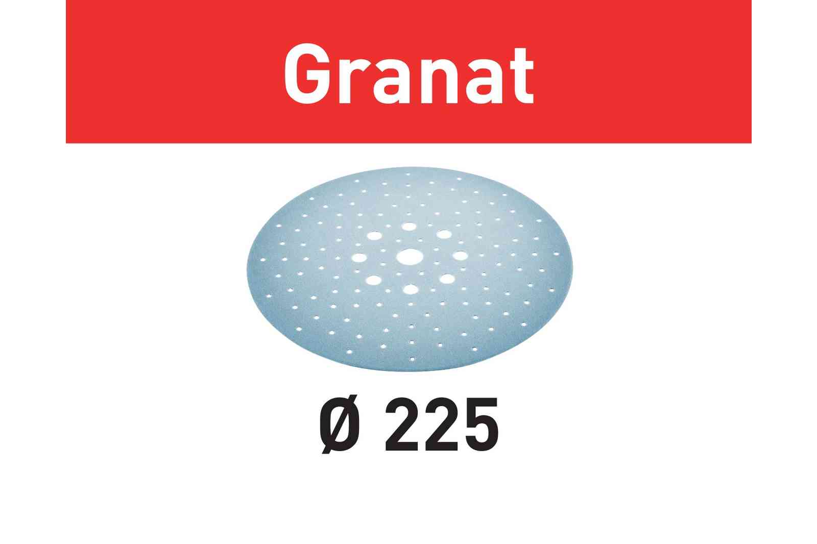 Festool Granat 9 in. 220G Planex Sanding Disc STF D225/48, 25-Pack 205662