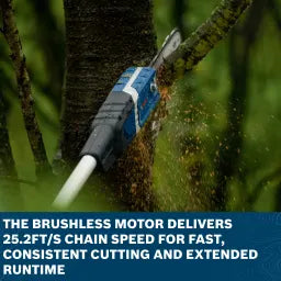Bosch 18V 10" Cordless Pole Chainsaw Kit GKE18V-25TPN18X