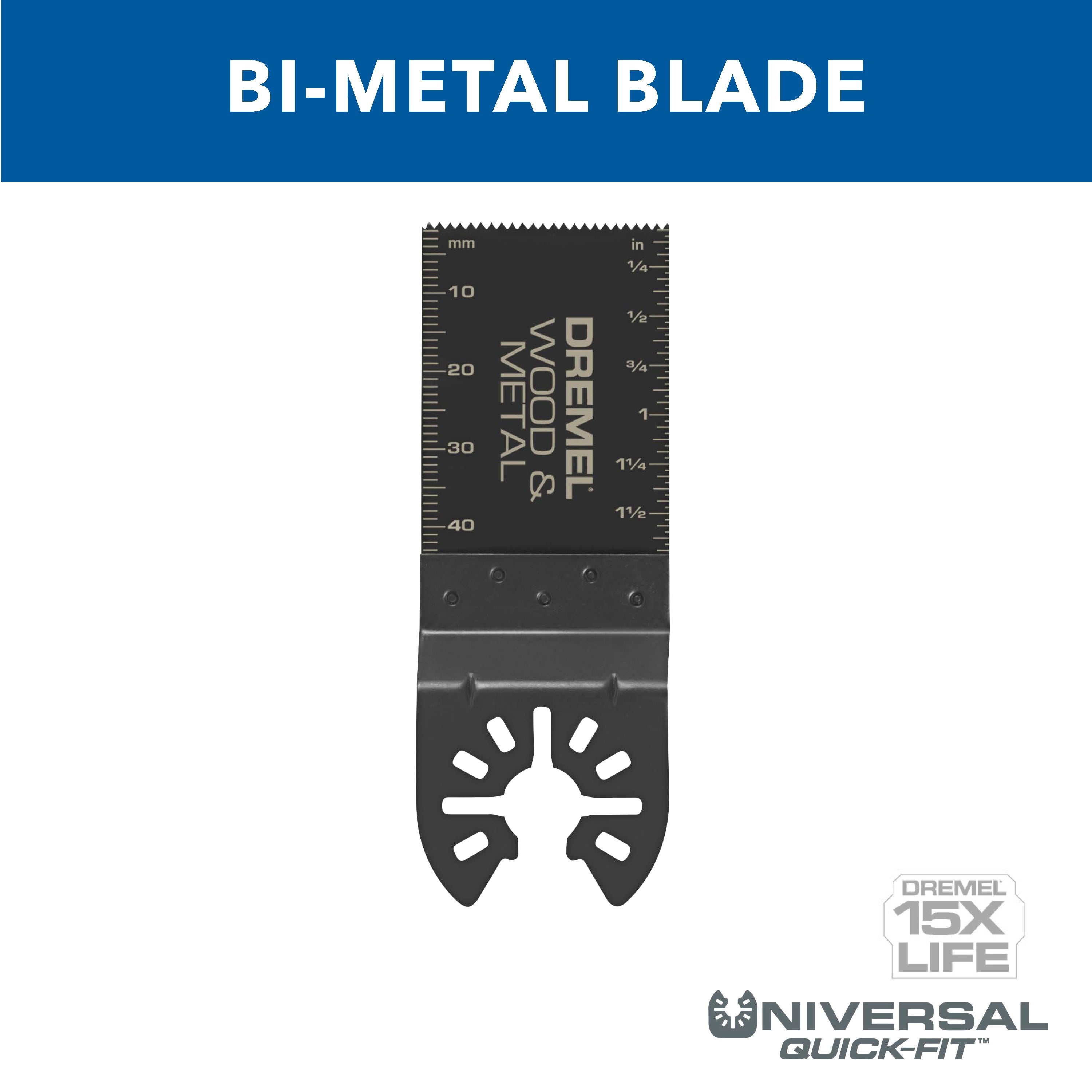 1-1/4 in. Wood and Metal Flush Cutting Oscillating Blade