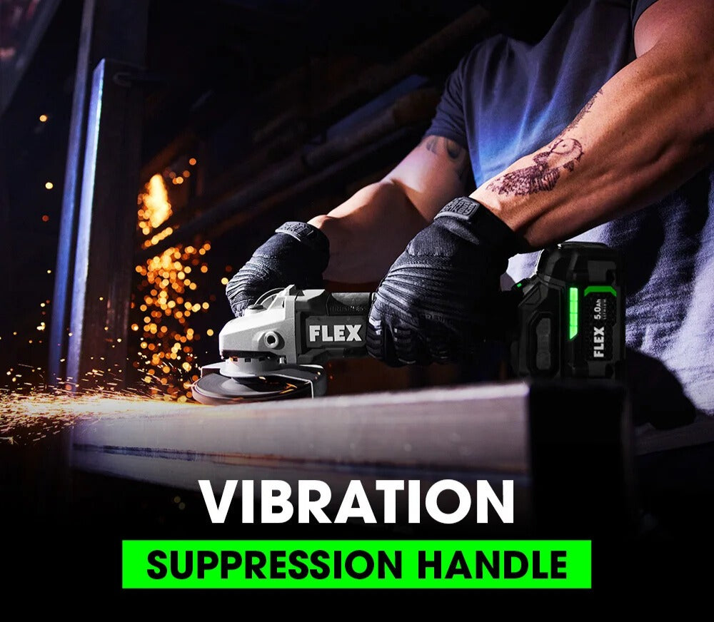 Flex Tools 5" Variable Speed Angle Grinder with Paddle Switch (Tool Only) FX3171A-Z