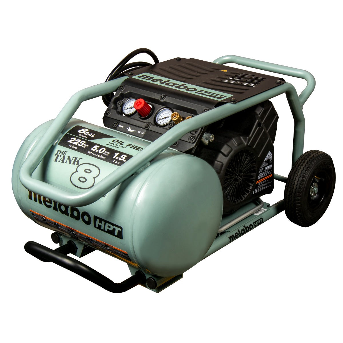 Metabo HPT The TANK 8 Gal. Trolley Air Compressor