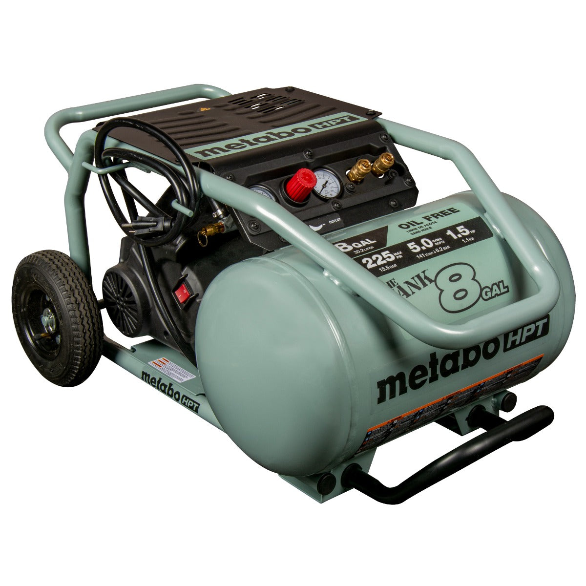 Metabo HPT The TANK 8 Gal. Trolley Air Compressor