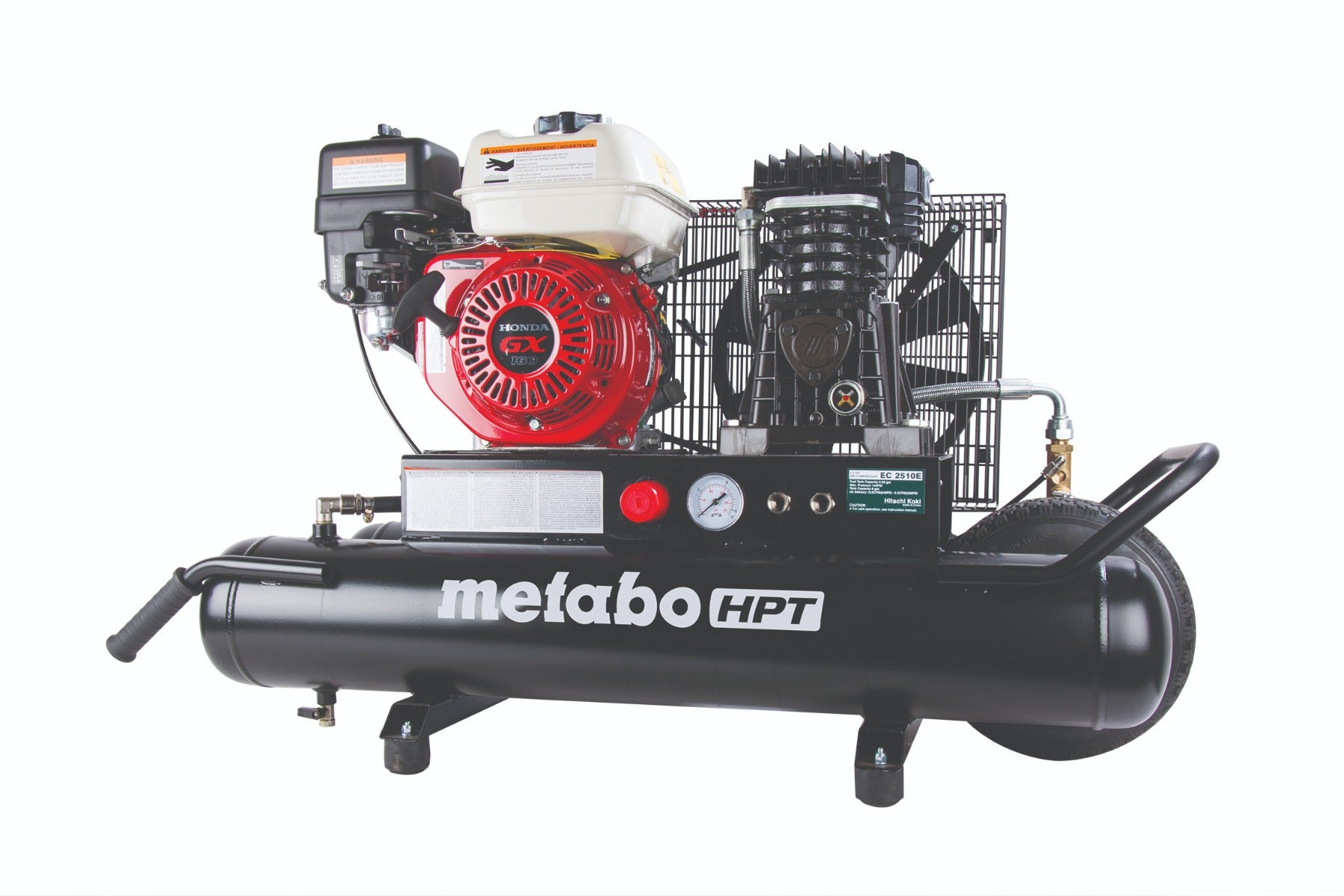 Metabo 8 Gal. Gas Powered Wheeled Air Compressor EC2510EM