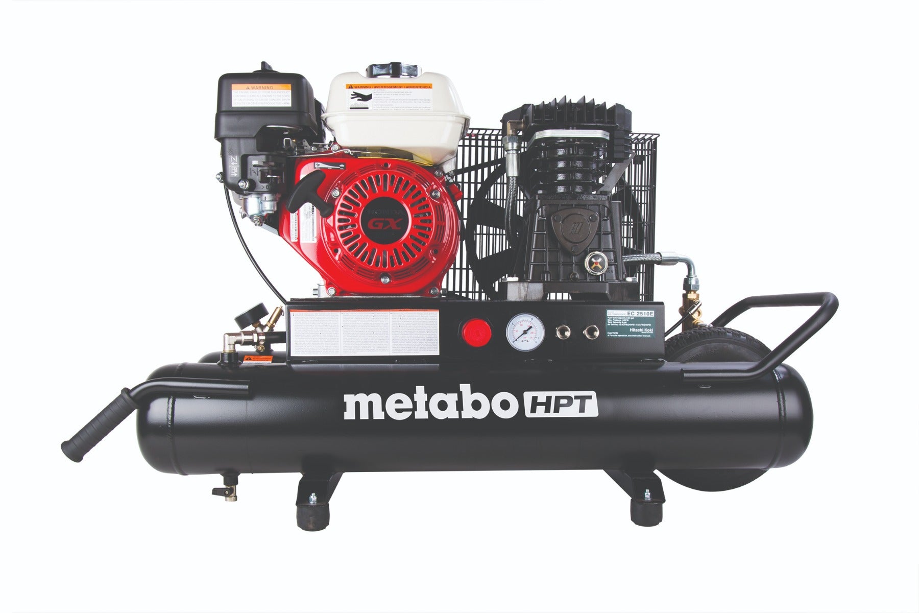 Metabo HPT 8 Gal. Gas Powered Wheeled Air Compressor