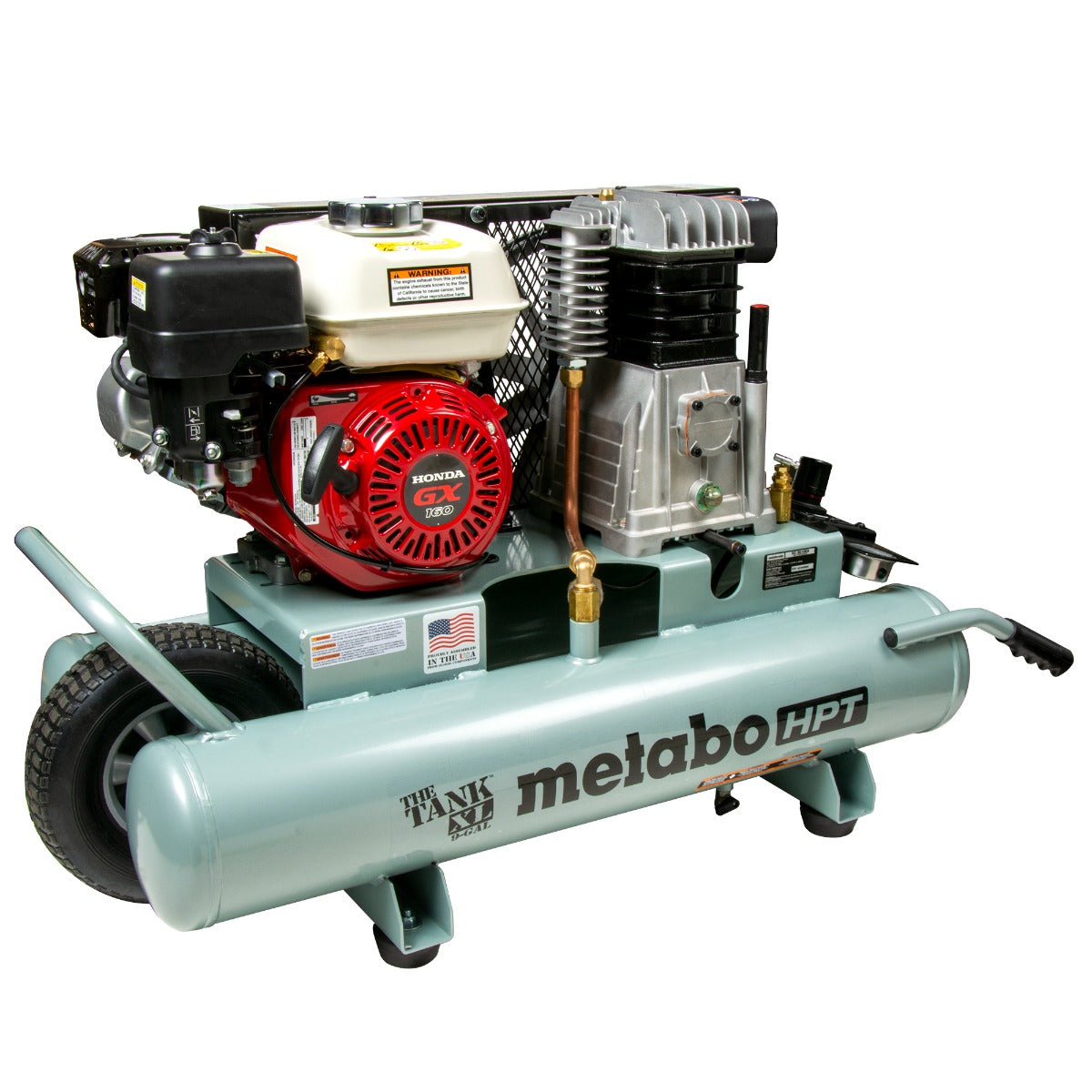 Metabo HPT The TANK XL 9 Gal. Gas Wheelbarrow Compressor