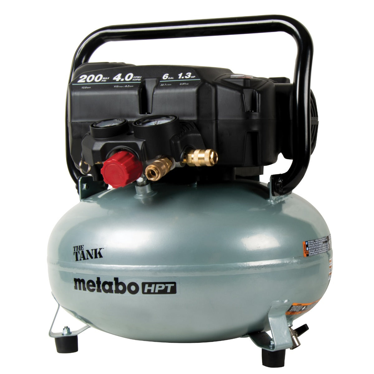 Metabo The TANK 6 Gal. High Capacity Pancake Air Compressor EC914SM