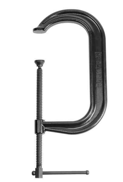 Palmgren 10" Drop Forged Deep Throat C-Clamp W/ Black Oxide Spindle (400 Series) 9629515