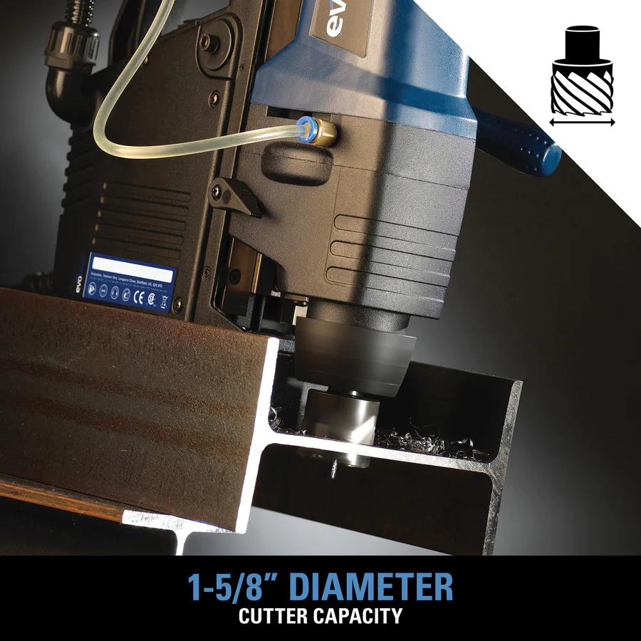 Evolution 1-5/8" Magnetic Drill with Carry Case EVOMAG42