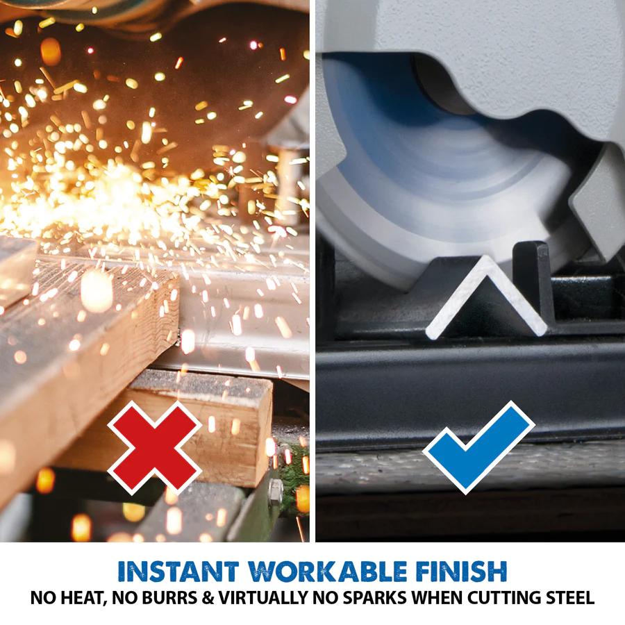 Evolution 7.25" Metal Cutting Chop Saw w/ Mild Steel Blade EVOSAW185HD