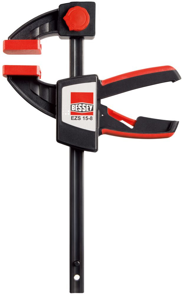 Bessey Tools 18 in. One-Handed Clamp and Spreader, 3-1/2 in. Throat Depth, 445 lb Clamping Force EZS45-8