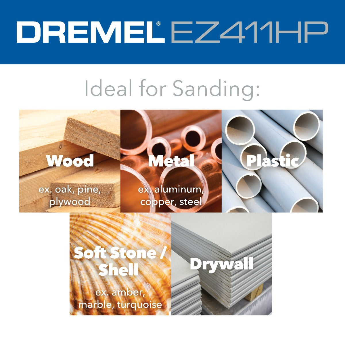 Dremel 1-1/2 in. 60 Grit Max Sanding Discs, 3-Pack EZ411HP