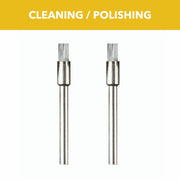 1/8 in. Carbon Steel Brushes, 2 Pack