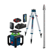 Bosch 18V Green-Beam Horizontal/Vertical Rotary Laser Kit with Carrying Case GRL18V-34K