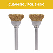 1/2 in. Brass Brushes, 2-Pack
