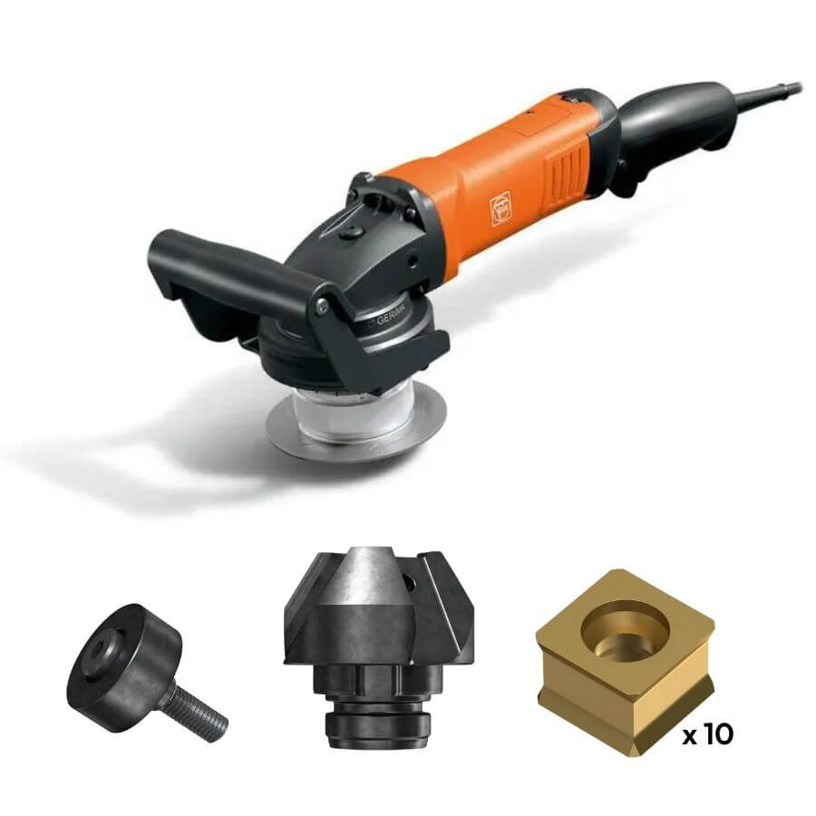 Fein 3/8" 30deg Mild Steel Beveler Kit KFH 17-8 RT 38BEV-30MS