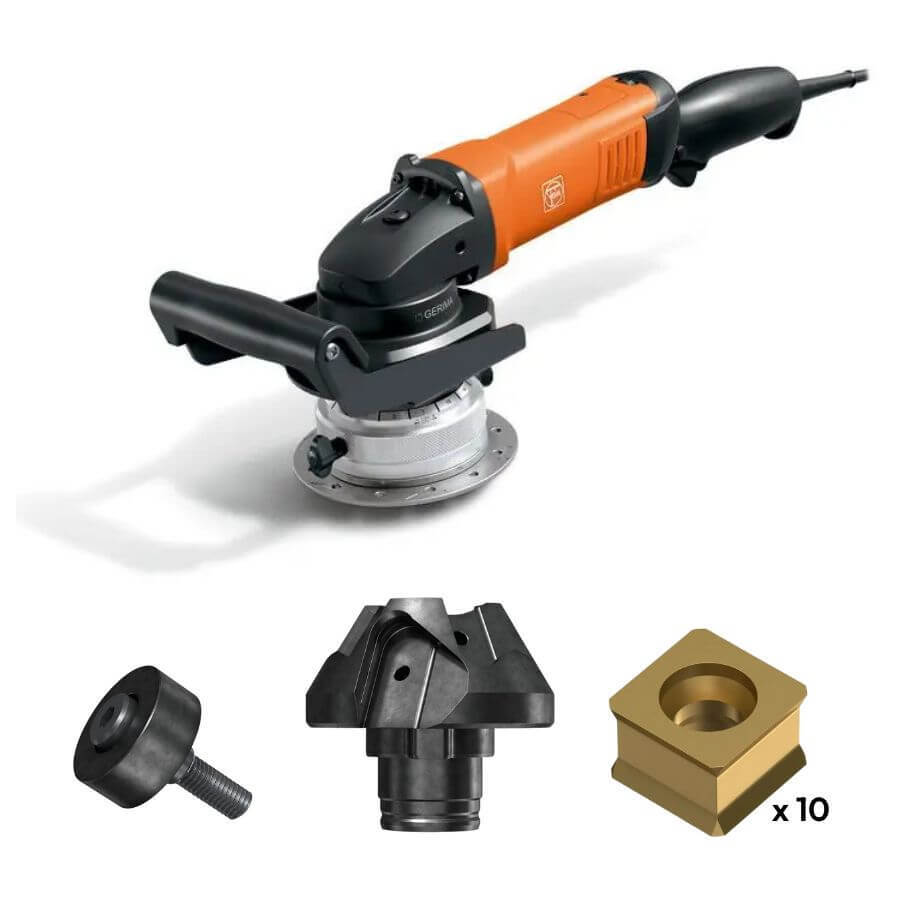 Fein 5/8 in. Beveler Combo - 45deg Mild Steel Flat Plate Weld Kit 72381961090PKG
