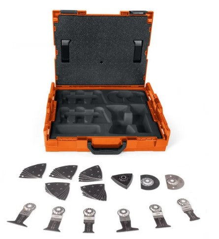Fein 34pc. Starlock L-Box Blade & Sanding Set 33903750010
