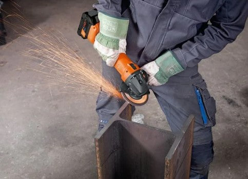 Fein 5 in. Cordless Angle Grinder w/ Slide Switch CCG 18-125-10 AS 71220262120
