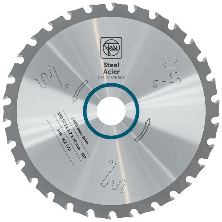 Fein 6 in. 30T Circular Saw Blade for Steel 63502305000